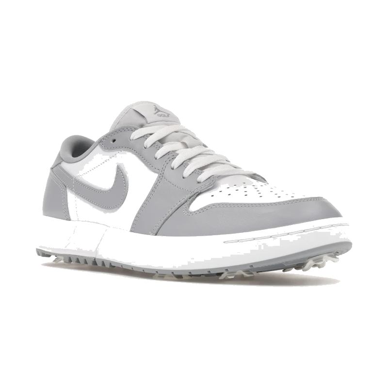 Air Jordan 1 Low Golf Spiked Wolf Grey White