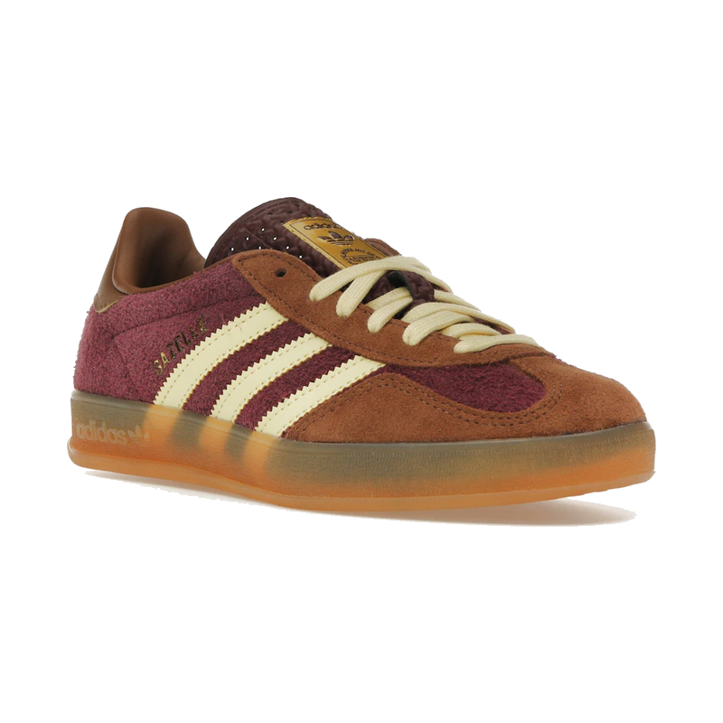 Adidas Gazelle Indoor Maroon Almost Yellow