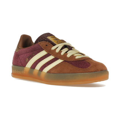 Adidas Gazelle Indoor Maroon Almost Yellow
