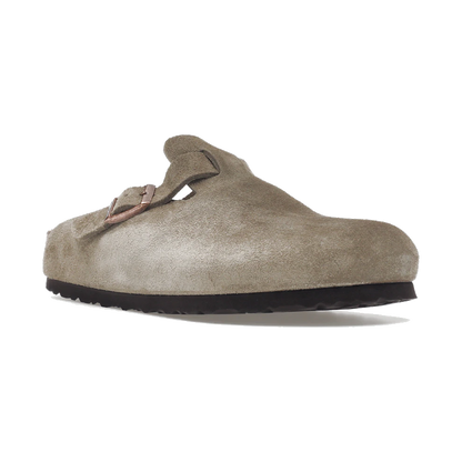 Birkenstock Boston Soft Footbed Suede Taupe