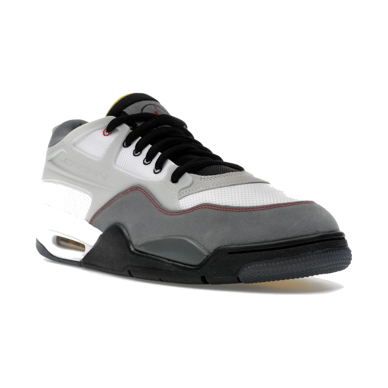Air Jordan 4 RM Premium White Black Smoke Grey Fire Red