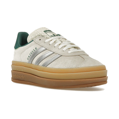 Adidas Gazelle Bold Off White Collegiate Green