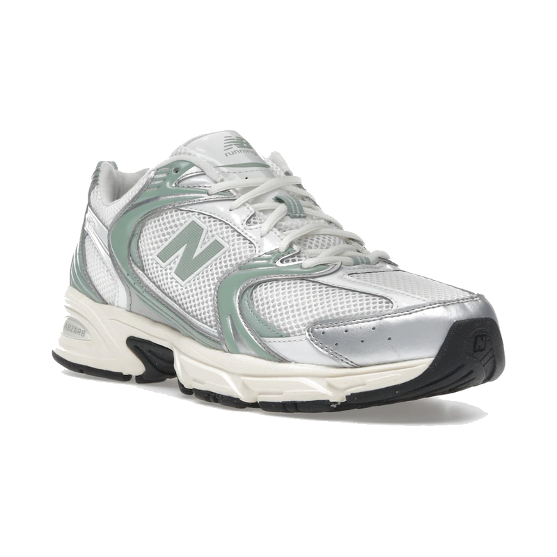 New Balance 530 Silver Metallic Mosaic Green
