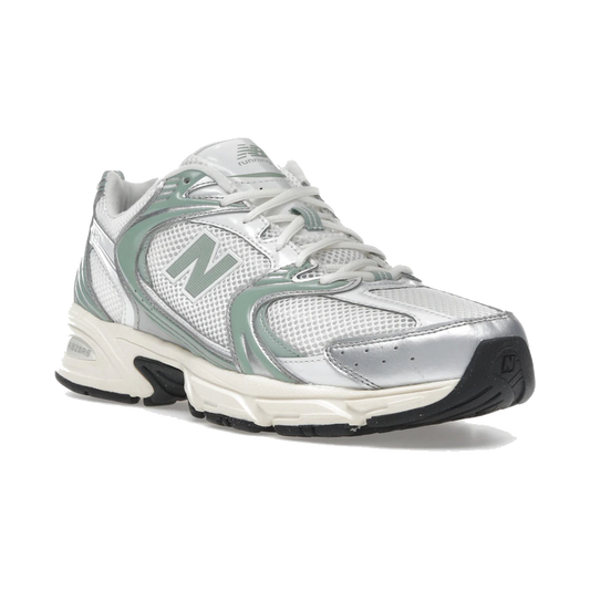 New Balance 530 Silver Metallic Mosaic Green