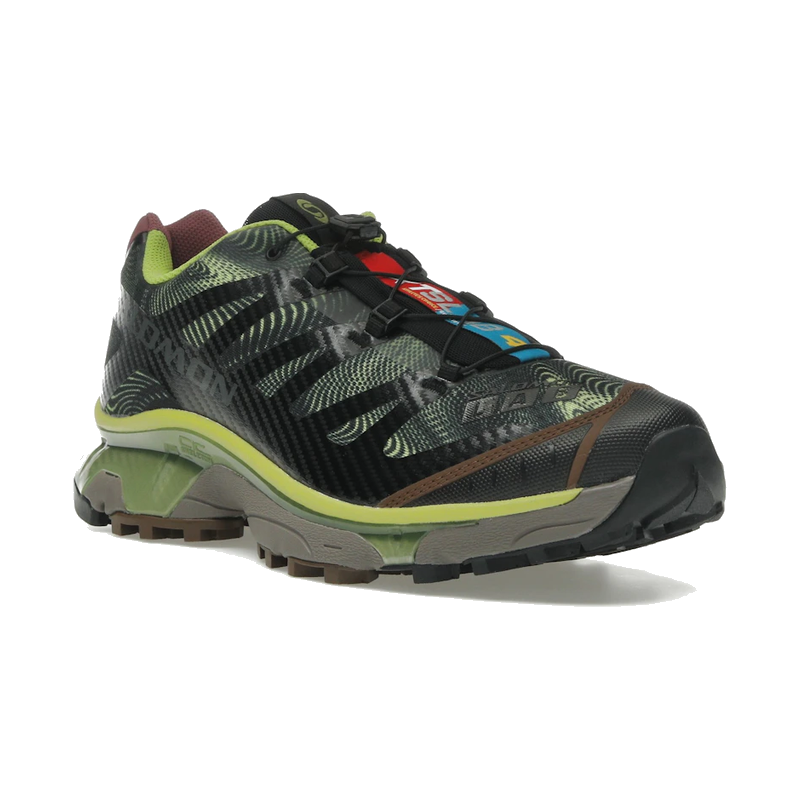 Salomon XT-4 OG Rave at Dawn Black Dark Citron