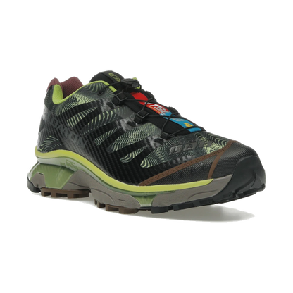 Salomon XT-4 OG Rave at Dawn Black Dark Citron