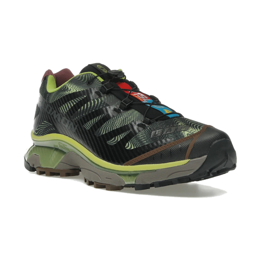 Salomon XT-4 OG Rave at Dawn Black Dark Citron