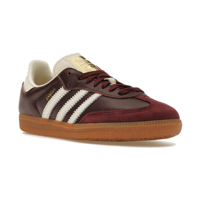 Adidas Samba OG Maroon Gold Metallic