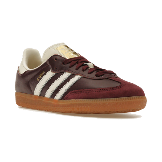 Adidas Samba OG Maroon Gold Metallic