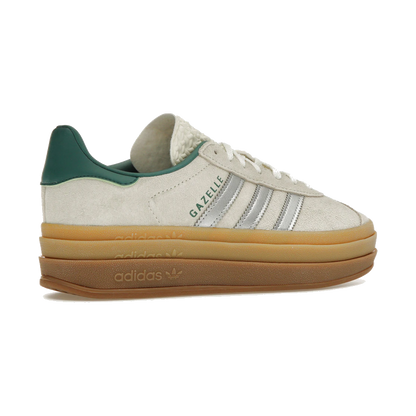 Adidas Gazelle Bold Off White Collegiate Green