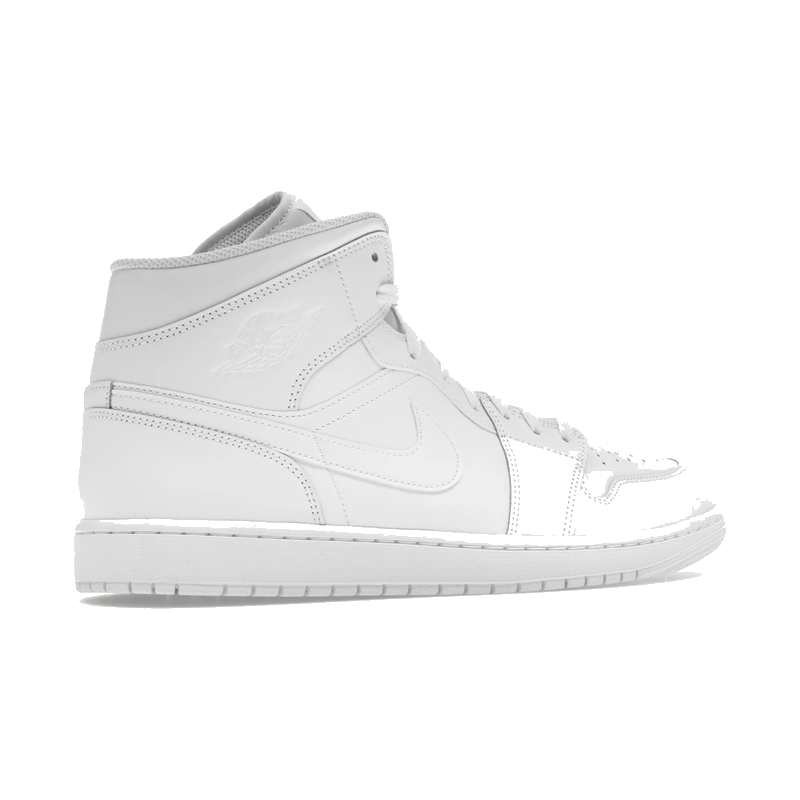 Air Jordan 1 Mid Triple White