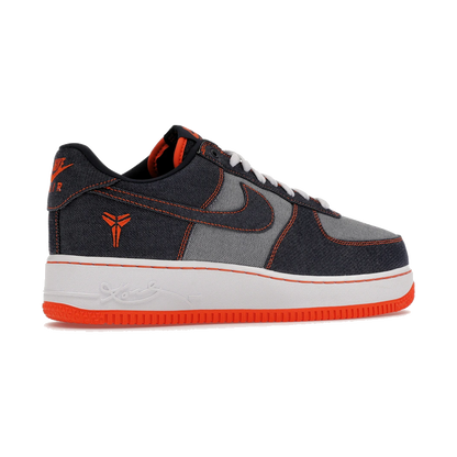 Nike Air Force 1 Low Protro Kobe Bryant Denim Obsidian Safety Orange