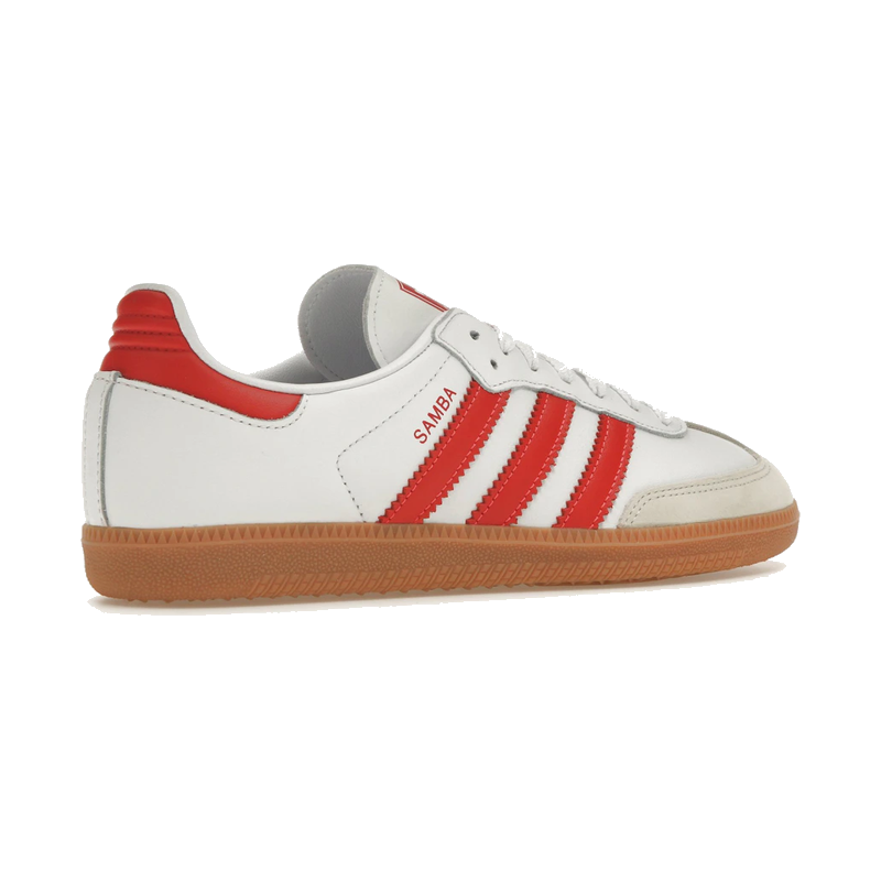 Adidas Samba OG White Solar Red Gum