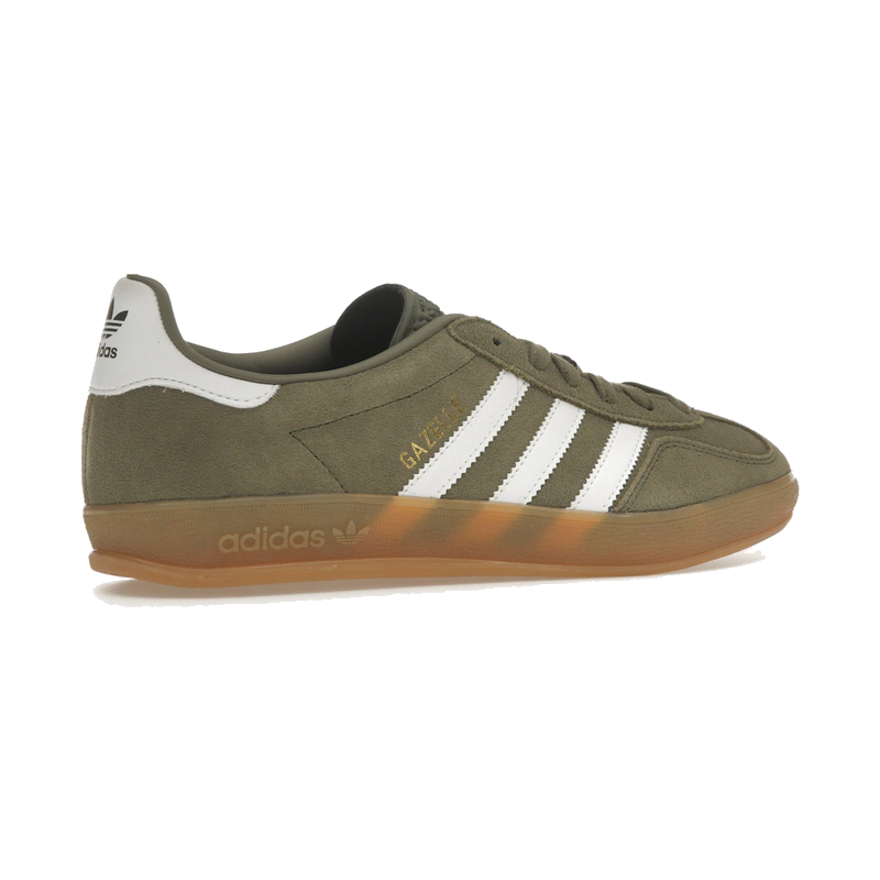 Adidas Gazelle Indoor Olive Strata Cloud White Gum