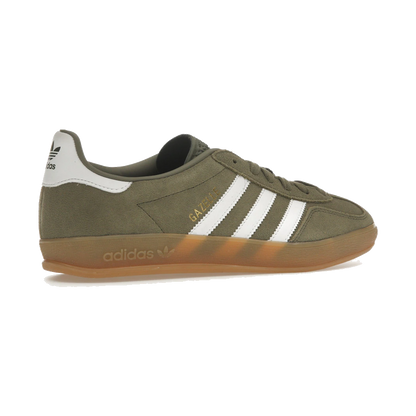 Adidas Gazelle Indoor Olive Strata Cloud White Gum