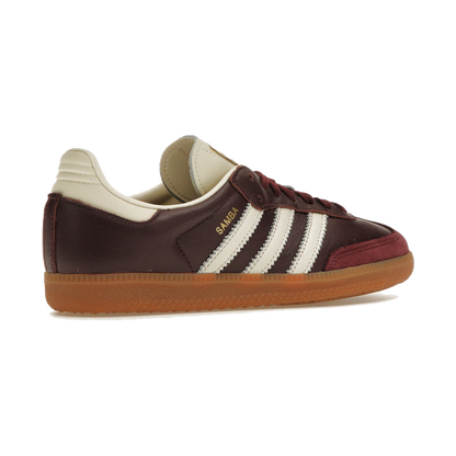 Adidas Samba OG Maroon Gold Metallic