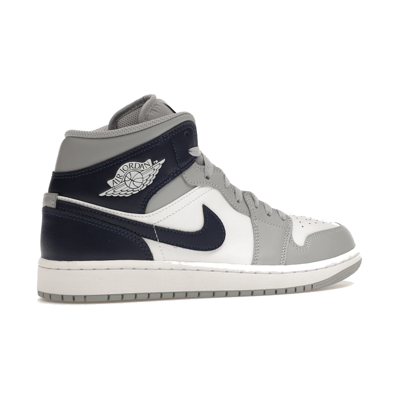 Air Jordan 1 Mid Wolf Grey Midnight Navy