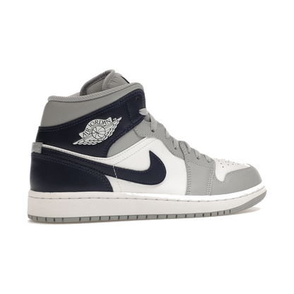 Air Jordan 1 Mid Wolf Grey Midnight Navy