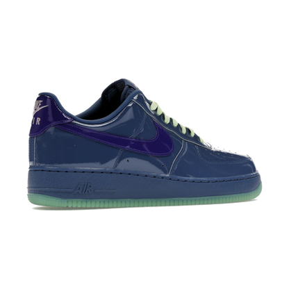 Nike Air Force 1 Low Patent Leather Mystic Navy Grape Ice