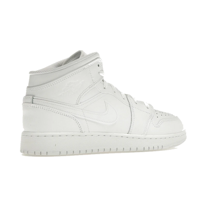 Air Jordan 1 Mid Triple White 2023
