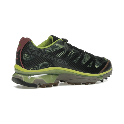 Salomon XT-4 OG Rave at Dawn Black Dark Citron