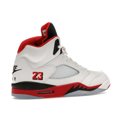 Air Jordan 5 Retro Fire Red Black Tongue 2025