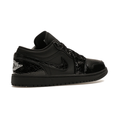 Air Jordan 1 Low SE Patent Elephant Black