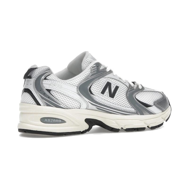 New Balance 530 Silver Metallic Black Cement