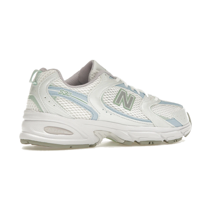 New Balance 530 White Light Chrome Blue Clay Ash