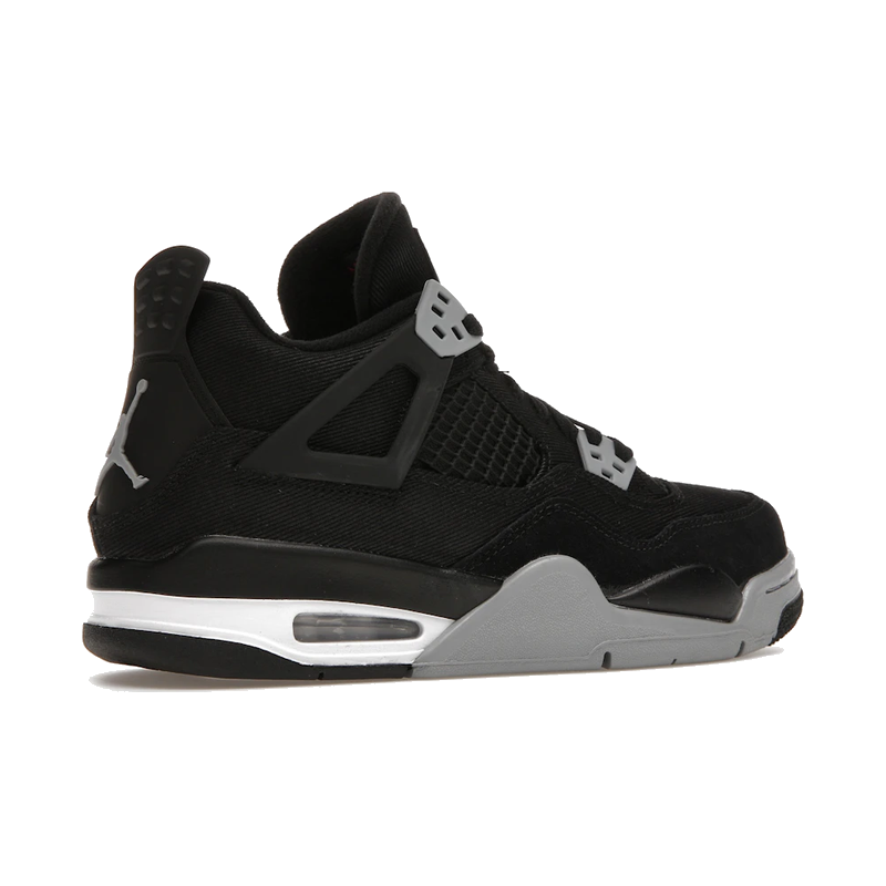 Air Jordan 4 Retro Black Canvas