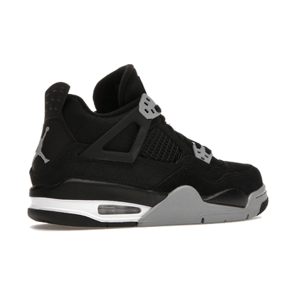 Air Jordan 4 Retro Black Canvas
