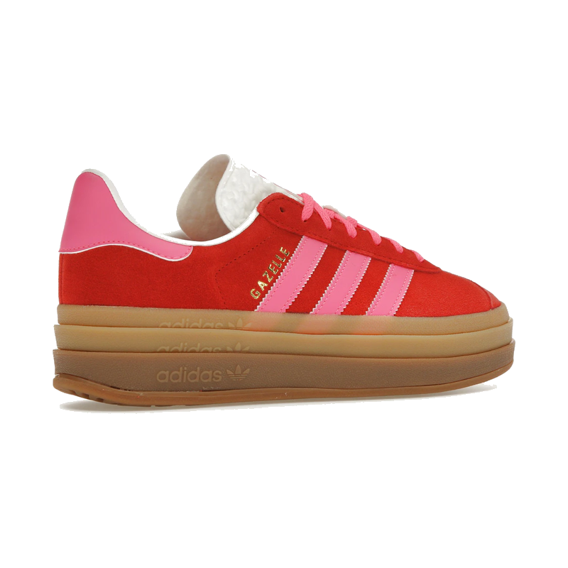Adidas Gazelle Bold Collegiate Red Lucid Pink