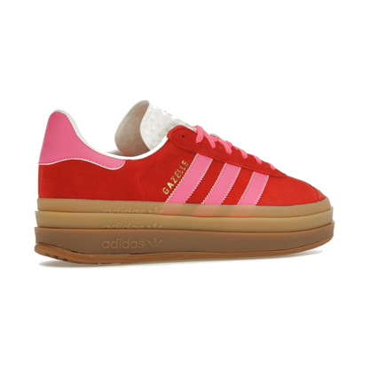 Adidas Gazelle Bold Collegiate Red Lucid Pink
