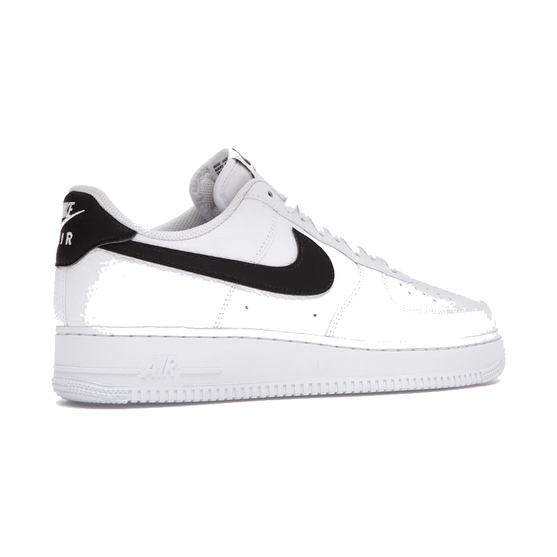 Nike Air Force 1 Low '07 White Black Pebbled Leather