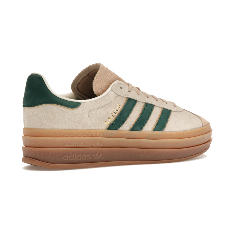 Adidas Gazelle Bold Magic Beige Collegiate Green