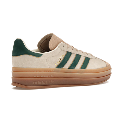 Adidas Gazelle Bold Magic Beige Collegiate Green