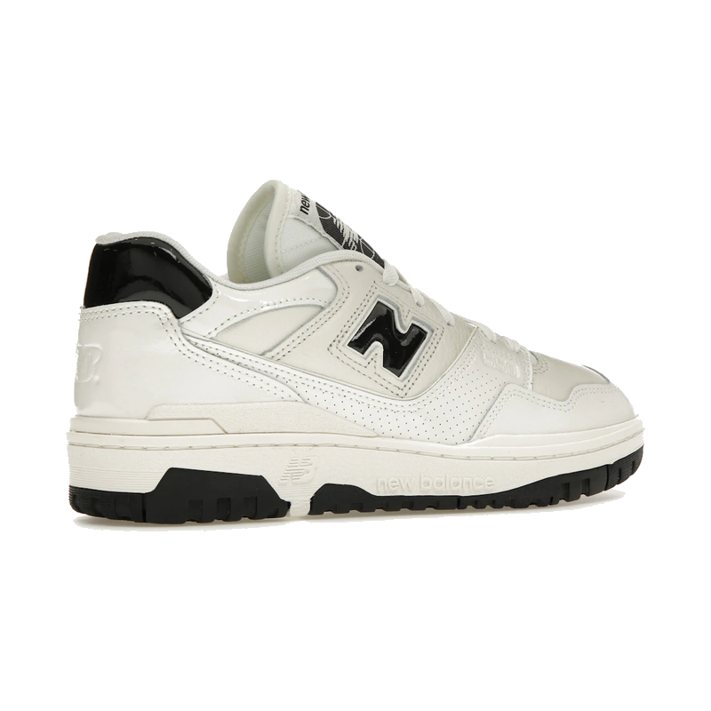 New Balance 550 Sea Salt Black Patent