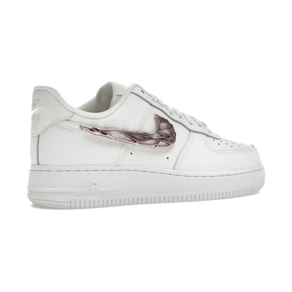 Nike Air Force 1 Low Liquid Metal Swoosh Metallic Rose Gold