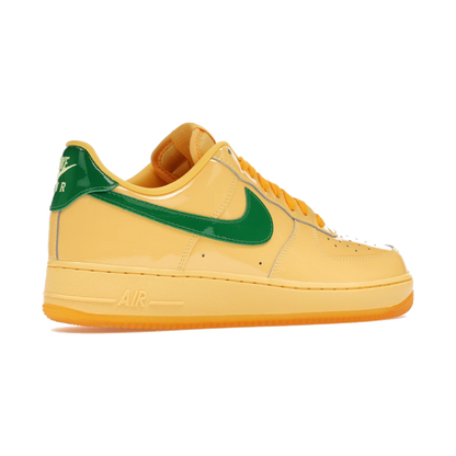 Nike Air Force 1 Low Patent Leather Topaz Gold Pine Green