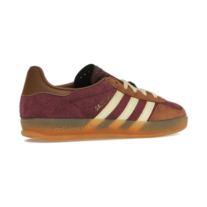 Adidas Gazelle Indoor Maroon Almost Yellow