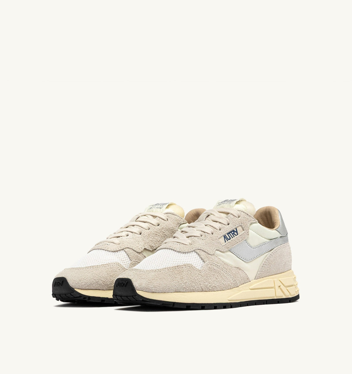 Autry Reelwind Low sand blanc argent