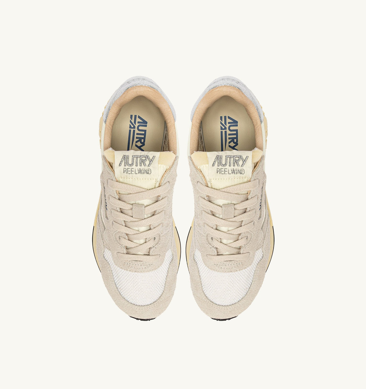 Autry Reelwind Low sand blanc argent