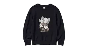 Uniqlo Longsleeve Sweatshirt KAWS Black - 467773