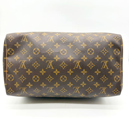 Louis Vuitton Speedy 35 Monogram - vue de dessus couchée